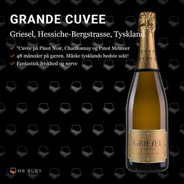 2016 Grande Cuvée Exquisit, Griesel & Compagnie, Hessiche Bergstrasse, Tyskland